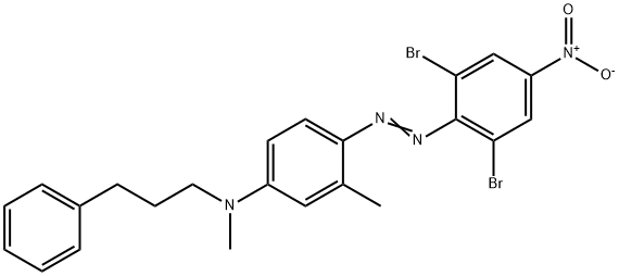 N-[4-[(2,6-Dibromo-4-nitrophenyl)azo]-3-methylphenyl]-N-methylbenzenepropanamine