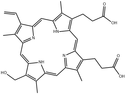 2-vinyl-4-hydroxymethyldeuteroporphyrin