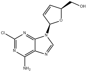 2-chloro-2',3'-didehydro-2',3'-dideoxyadenosine