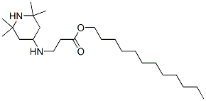 .beta.-Alanine, N-(2,2,6,6-tetramethyl-4-piperidinyl)-, dodecyl ester