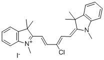 2-[(1E,3Z)-3-氯-5-(1,3,3-三甲基-1,3-二氢-2H-吲哚-2-亚基)-1,3-戊二烯基]-1,3,3-三甲基-3H-吲哚碘化物