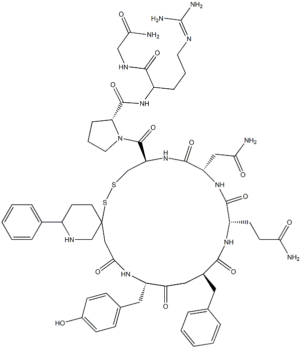 argipressin, (1-mercapto-4-phenylcyclohexaneacetic acid)(1)-