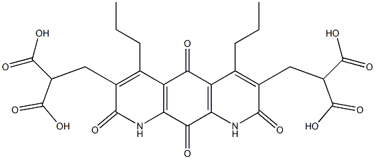 α,α'-Dicarboxy-1,2,5,8,9,10-hexahydro-2,5,8,10-tetraoxo-4,6-dipropylpyrido[3,2-g]quinoline-3,7-dipropanoic acid