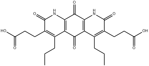 1,2,5,8,9,10-Hexahydro-2,5,8,10-tetraoxo-4,6-dipropylpyrido[3,2-g]quinoline-3,7-dipropanoic acid