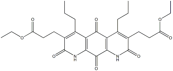 1,2,5,8,9,10-Hexahydro-2,5,8,10-tetraoxo-4,6-dipropylpyrido[3,2-g]quinoline-3,7-dipropanoic acid diethyl ester