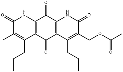 3-[(Acetyloxy)methyl]-7-methyl-4,6-dipropylpyrido[3,2-g]quinoline-2,5,8,10(1H,9H)-tetrone