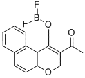 1-(1-(DIFLUOROBORYL)-OXY-3H-BENZO(F)CHROMEN-2-YL)-ETHANONE INNER COMPLEX