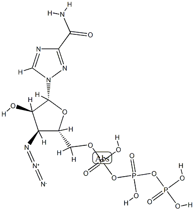 3'-azido-3'-deoxyribavirin-5'-triphosphate