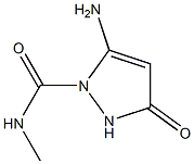 1H-Pyrazole-1-carboxamide,5-amino-2,3-dihydro-N-methyl-3-oxo-(9CI)