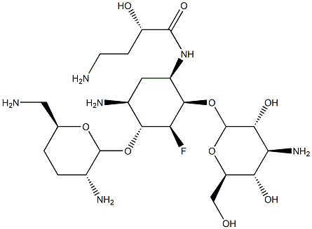 5-Deoxy-5-fluoroarbekacin