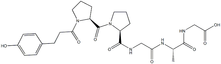 N-3-(4-Hydroxyphenyl)propionyl-prolyl-prolyl-glycyl-alanyl-glycine