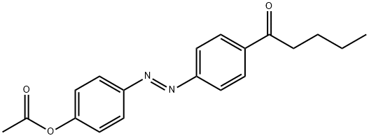 [4-(4-pentanoylphenyl)diazenylphenyl] acetate