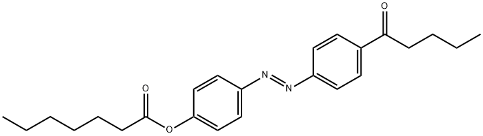 [4-(4-pentanoylphenyl)diazenylphenyl] heptanoate