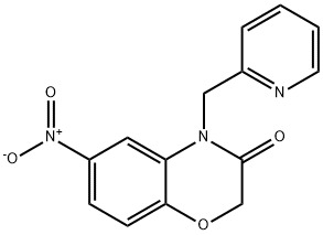6-硝基-4-(2-吡啶甲基)-1,4-苯并噁嗪-3-酮
