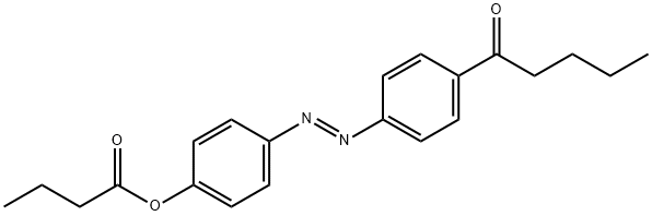 [4-(4-pentanoylphenyl)diazenylphenyl] butanoate