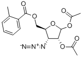 1,2-二-O-乙酰基-3-叠氮基-3-脱氧-5-O-(对甲苯酰基)-D-呋喃核糖