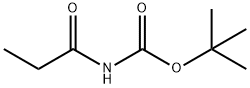 Carbamic acid, (1-oxopropyl)-, 1,1-dimethylethyl ester (9CI)