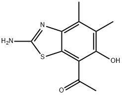 Ethanone,  1-(2-amino-6-hydroxy-4,5-dimethyl-7-benzothiazolyl)-