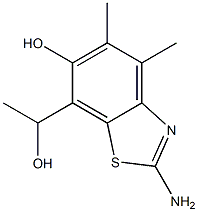 7-Benzothiazolemethanol,  2-amino-6-hydroxy--alpha-,4,5-trimethyl-