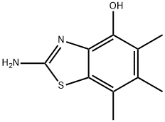 4-Benzothiazolol,2-amino-5,6,7-trimethyl-(9CI)