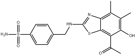 Benzenesulfonamide,  4-[[(7-acetyl-6-hydroxy-4,5-dimethyl-2-benzothiazolyl)amino]methyl]-