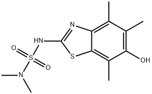 Sulfamide,  N-(6-hydroxy-4,5,7-trimethyl-2-benzothiazolyl)-N,N-dimethyl-