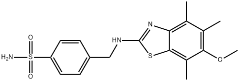 Benzenesulfonamide,  4-[[(6-methoxy-4,5,7-trimethyl-2-benzothiazolyl)amino]methyl]-