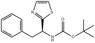CarbaMic acid, N-[(1S)-2-phenyl-1-(2-thiazolyl)ethyl]-, 1,1-diMethylethyl ester