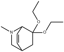 2-Azabicyclo[2.2.2]oct-5-ene,7,7-diethoxy-2-methyl-(9CI)