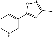 Pyridine, 1,2,3,6-tetrahydro-5-(3-methyl-5-isoxazolyl)- (9CI)