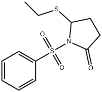 5-(Ethylthio)-1-(phenylsulfonyl)-2-pyrrolidinone