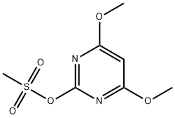 2-Pyrimidinol, 4,6-dimethoxy-, methanesulfonate (ester) (9CI)
