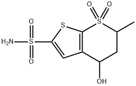 5,6-二氢-4-羟基-6-甲基-4H-噻吩并[2,3-b]噻喃-2-磺酰胺 7,7-二氧化物