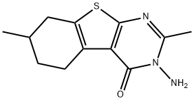 苯并噻吩(2,3-D)嘧啶-4(3H)-酮,5,6,7,8-四氢-3-氨基-2,7-二甲基-
