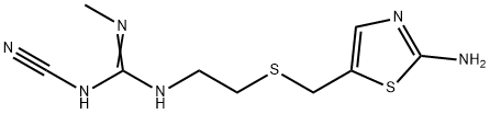 1-[2-[(2-amino-1,3-thiazol-5-yl)methylsulfanyl]ethyl]-3-cyano-2-methyl -guanidine