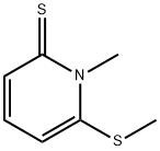 2(1H)-Pyridinethione,  1-methyl-6-(methylthio)-