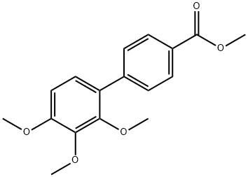 2,3,4-trimethoxy-4'-carbomethoxy-1,1'-biphenyl