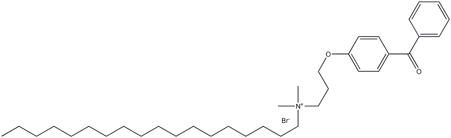 N-(3-(4-苯甲酰基苯氧基)丙基)-N,N-二甲基十八烷-1-溴化铵