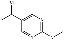 Pyrimidine, 5-(1-chloroethyl)-2-(methylthio)- (9CI)