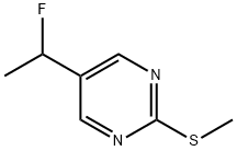 Pyrimidine, 5-(1-fluoroethyl)-2-(methylthio)- (9CI)