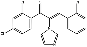 2-Propen-1-one,  3-(2-chlorophenyl)-1-(2,4-dichlorophenyl)-2-(1H-imidazol-1-yl)-,  (Z)-  (9CI)