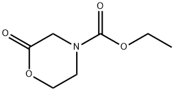 4-Morpholinecarboxylic  acid,  2-oxo-,  ethyl  ester