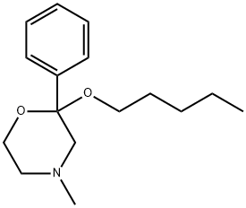 2-n-pentyloxy-2-phenyl-4-methylmorpholine