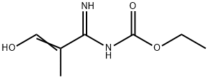 Carbamic  acid,  (3-hydroxy-1-imino-2-methyl-2-propenyl)-,  ethyl  ester  (9CI)