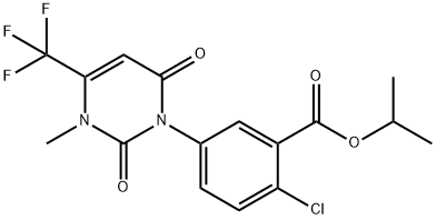 propan-2-yl 2-chloro-5-[3-methyl-2,6-dioxo-4-(trifluoromethyl)pyrimidi n-1-yl]benzoate