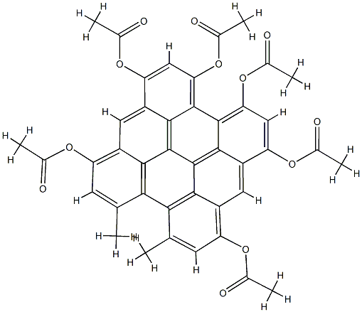 desoxohypericin hexaacetate