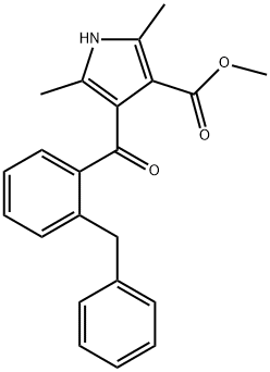 2,5-DIMETHYL-4-[2-(PHENYLMETHYL)BENZOYL]-1H-PYRROLE-3-CARBOXYLIC ACID METHYL ESTER