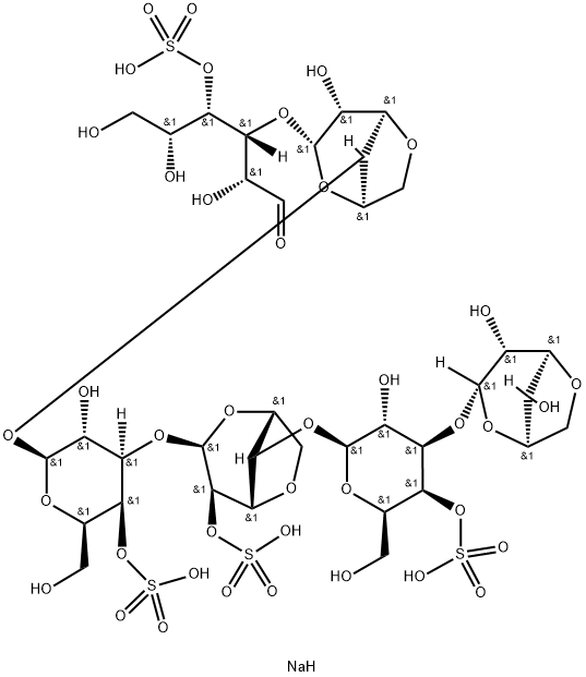 NEOCARRAHEXAOSE 24,41,43,45-TETRA-*SULFA TE TETRASOD