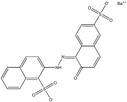 1-Naphthalenesulfonic acid, 2-[(2-hydroxy-6-sulfo-1-naphthalenyl)azo]-, barium salt (1:1)