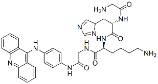 4-(9-acridinylamino)-N-(glycyl-histidyl-lysyl-glycyl)aniline